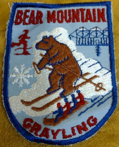 Fred Bear Museum  and Bear Mountain - Vintage Ski Patch